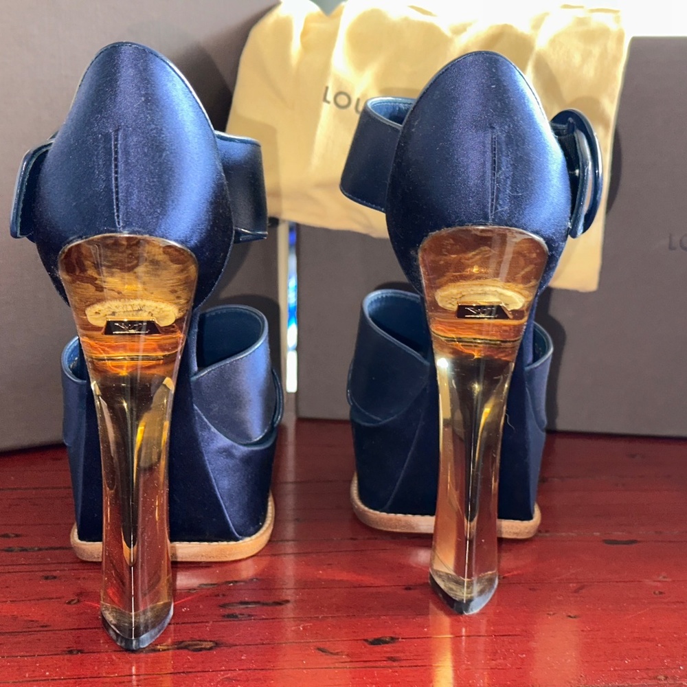 Lucite heel Louis Vuitton runway 2015